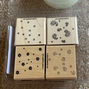 Stampin’ Up! fresh fillers & Two step stampin stippled stencils set